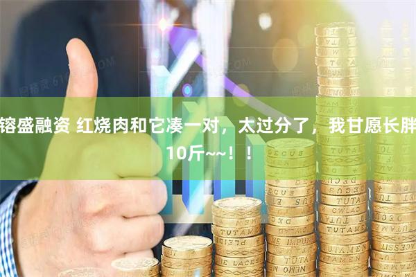 镕盛融资 红烧肉和它凑一对，太过分了，我甘愿长胖10斤~~！！